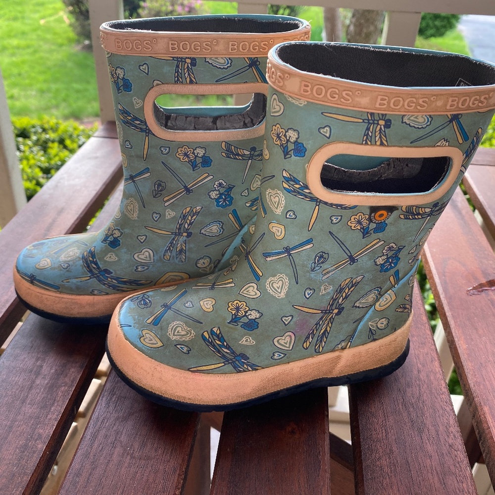 Bogs rain boots toddler Size 9